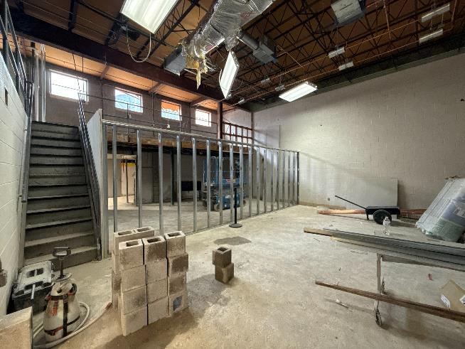 CHS - Athletic Office & Storage in Progress