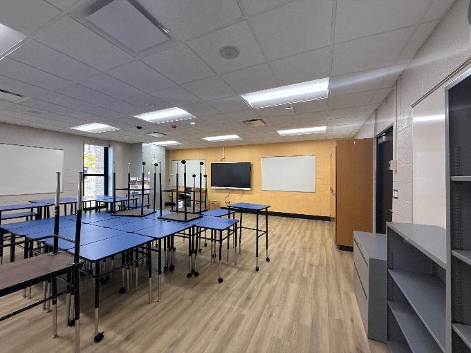 CHS - Classroom Finishes in Progress