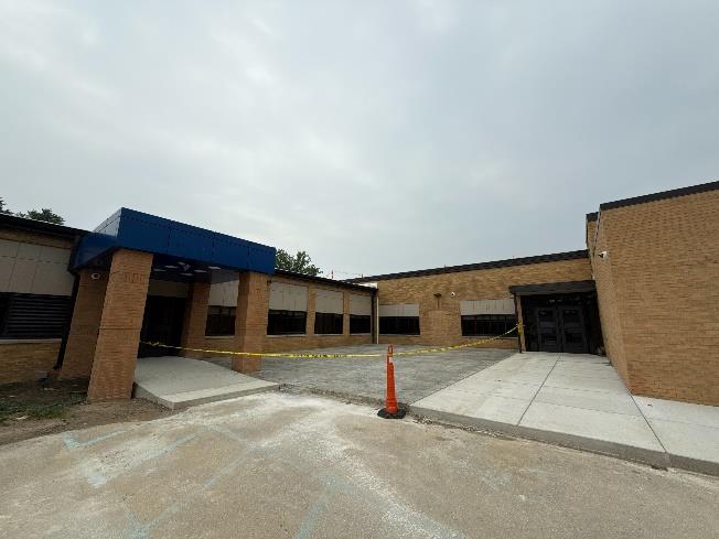 ECC - Exterior Courtyard in Progress