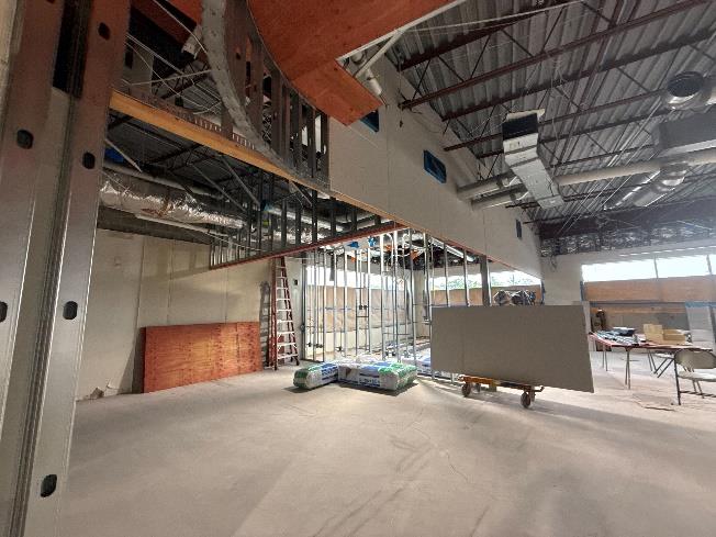 CHS - Media Center Study Rooms in Progress