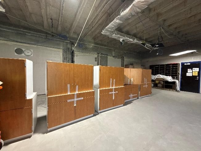 CHS - Classroom Casework Install in Progress