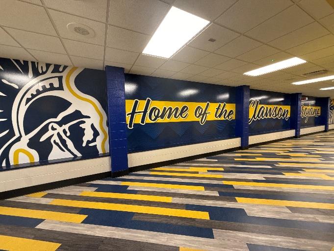 CHS - Athletic Corridor Vinyl Benches