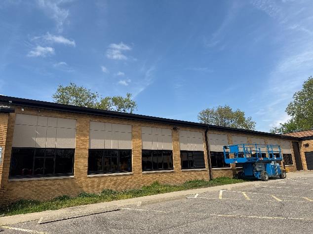 ECC - Exterior Metal Composite Panels in Progress