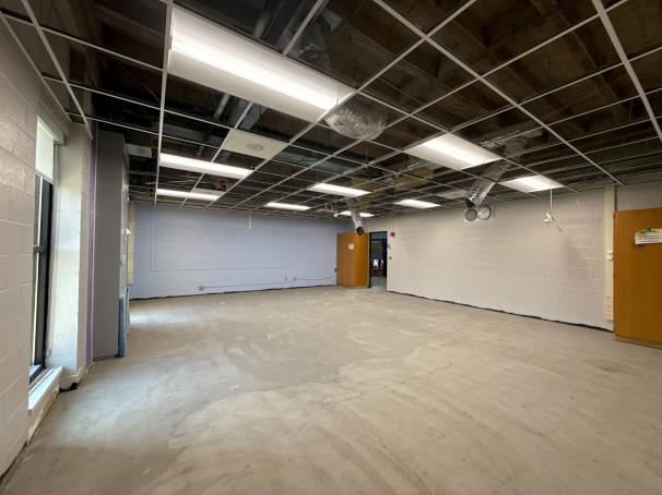 CHS - Ceiling Grid & Wall Painting in Progress