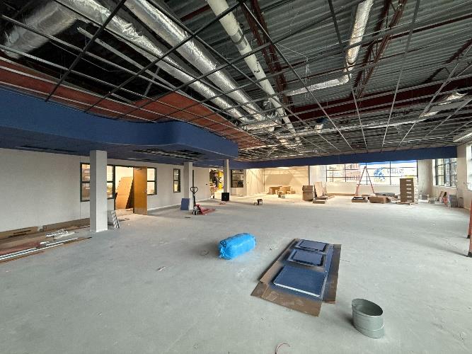 CHS - Media Center Baffle System in Progress
