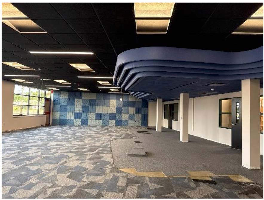 CHS - Media Center Flooring in Progress