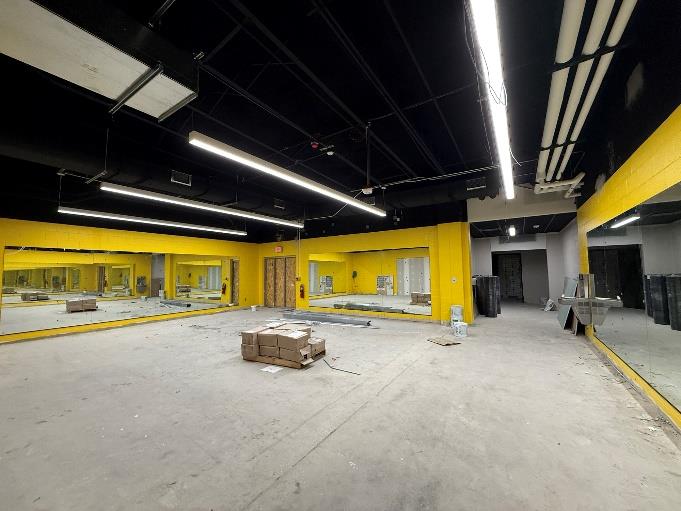 CHS - Weight Room Flooring in Progress