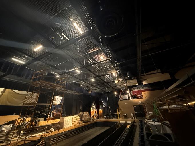CHS - Auditorium Stage Lighting in Progress