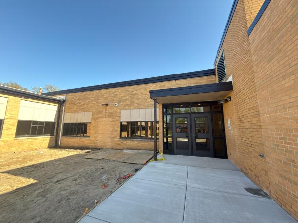 ECC - Last Exterior Pair of Doors Install in Progress