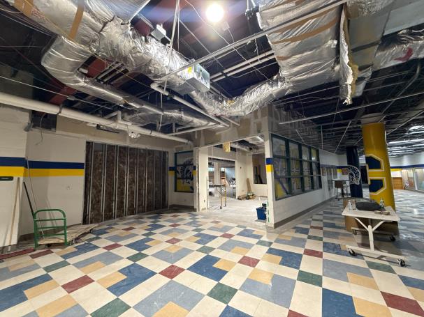 CHS - Media Center New Entrance in Progress