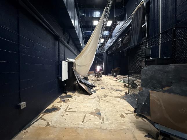 CHS - Auditorium Floor Demolition in Progress