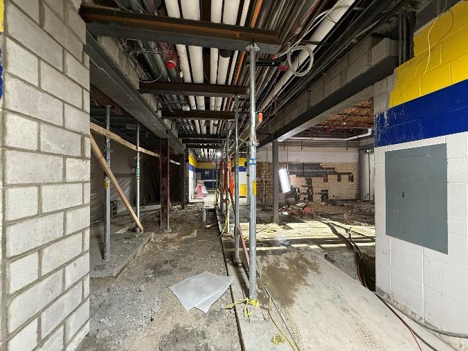 CHS - Auditorium Lobby Floor Demolition in Progress