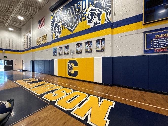 CHS - New Gymnasium Wall Pads
