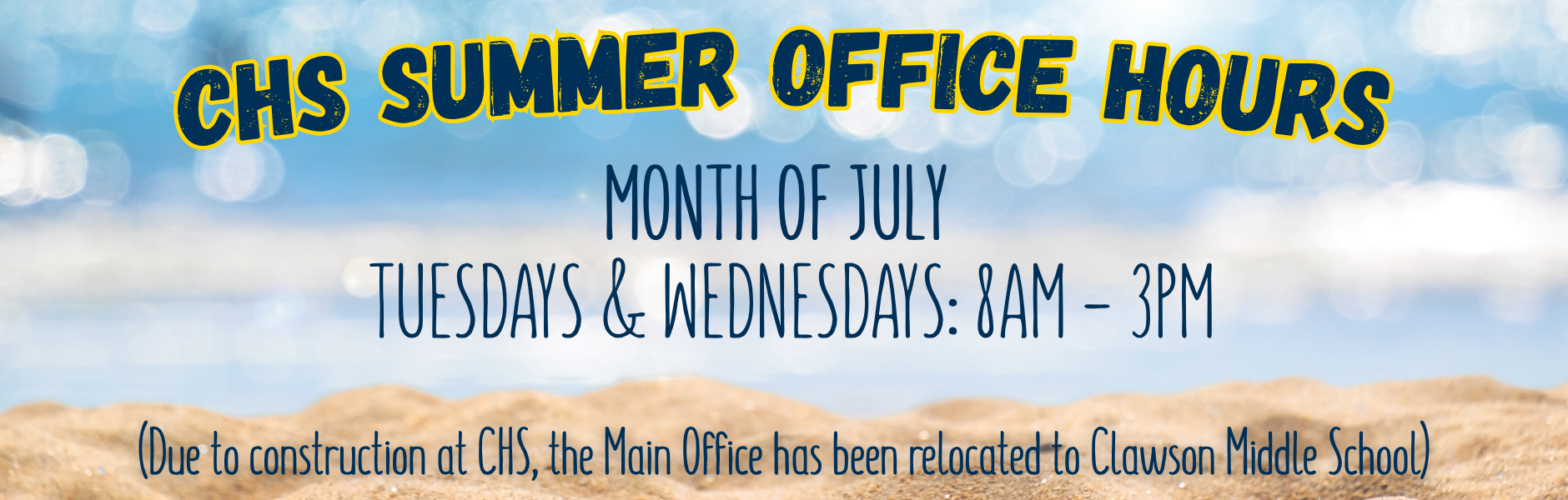 Summer Office Hours