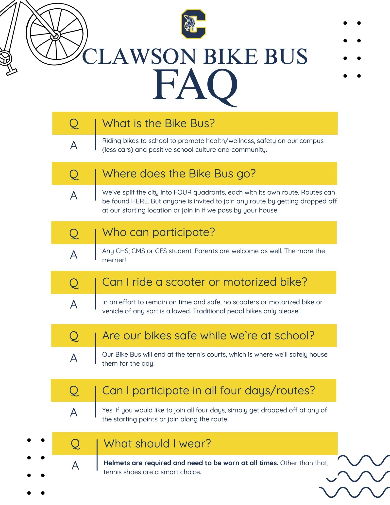 Bike Bus FAQ 1